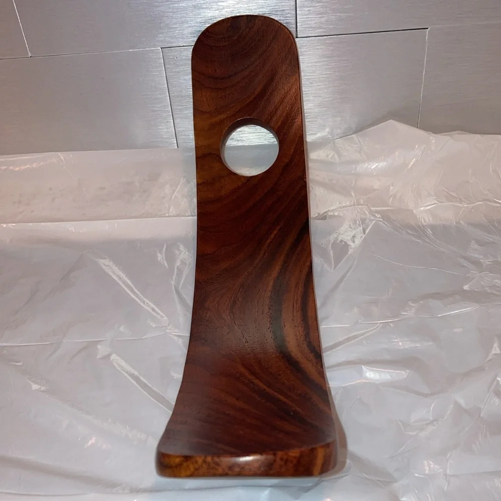 Custom Wood Wine Bottle Stand For a Single Bottle Of Wine Wood Wine Holder Decor